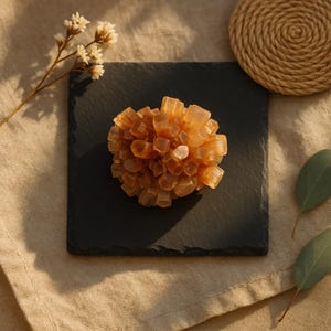 Aragonite natural stone crystal specimen for your mineral gemstone & rock collection, healing crystal grid or boho decor image 4
