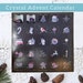 Crystal Advent Calendar, Gemstone Christmas Countdown Calendar, Advent Box Christmas Calendar, Christmas Advent Rock Mineral & Gemstone Gift 