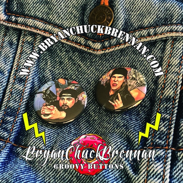 Groovy Buttons / Jay and Silent Bob - 1.25" Pinback Buttons