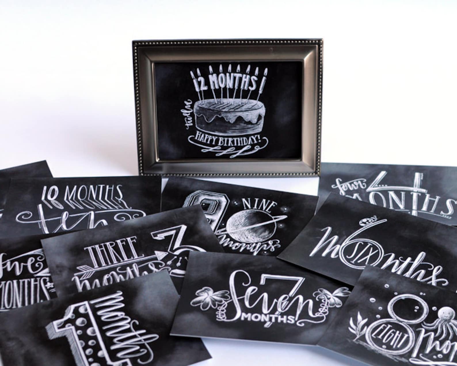 Baby Monthly Chalkboard Baby Milestone Chalkboard Mom to Be Etsy