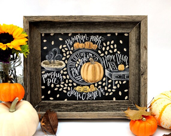 DIY Fall Chalkboard Pumpkin Sign - Oh, YES please!!! — This New Old House