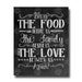 Kitchen Art, Dining Room Art, Bless The Food Before Us, Chalkboard Sign, Family Art Print, Chalk Art Print, Kitchen Chalkboard Sign, Rustic 