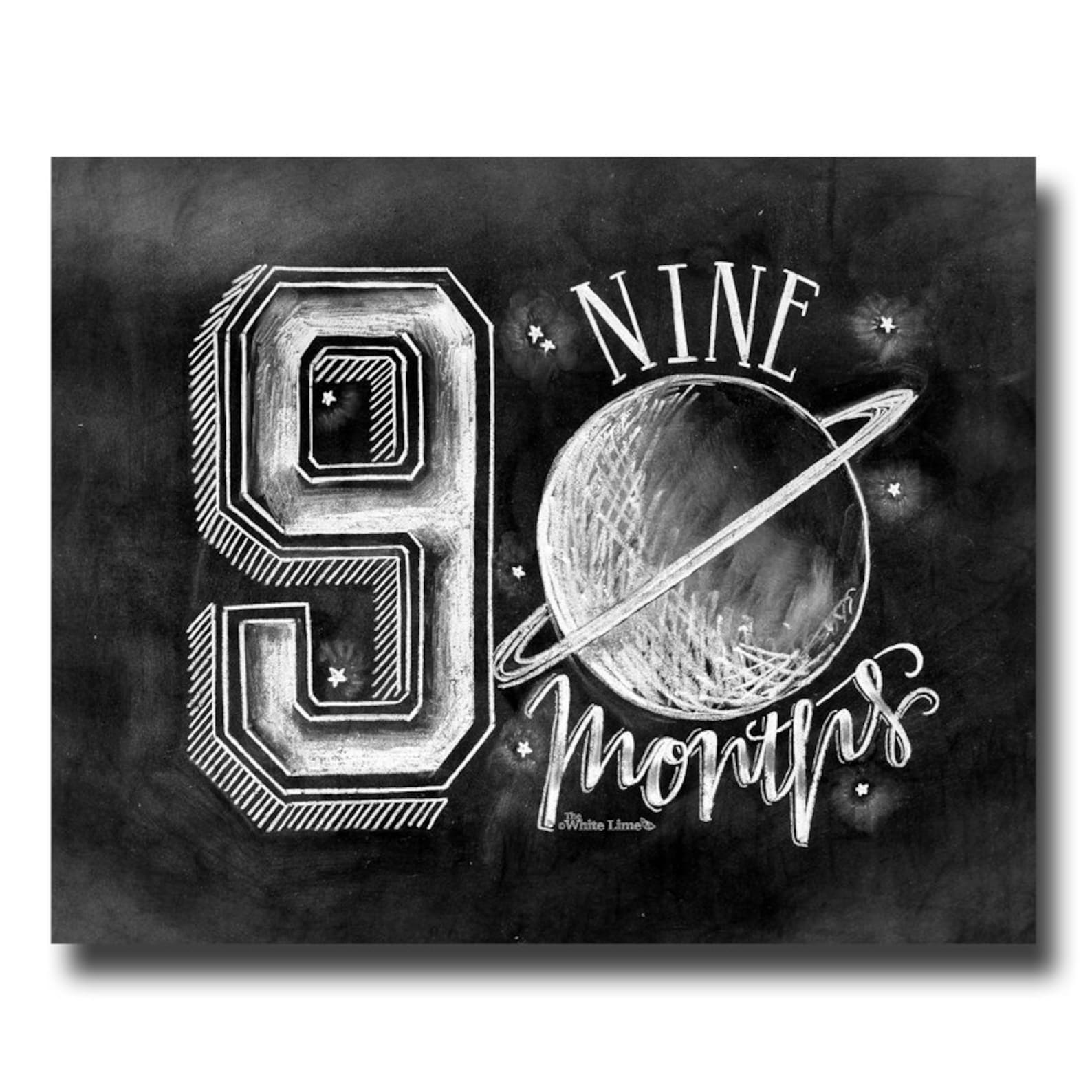 Baby Milestone Chalkboard Baby Monthly Chalkboard Mom to Be Etsy