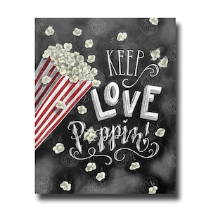 Popcorn Bar, Wedding Popcorn Bar, Popcorn Bar Sign, Chalkboard Art, Chalk Art, Rustic Wedding, Chalkboard Sign