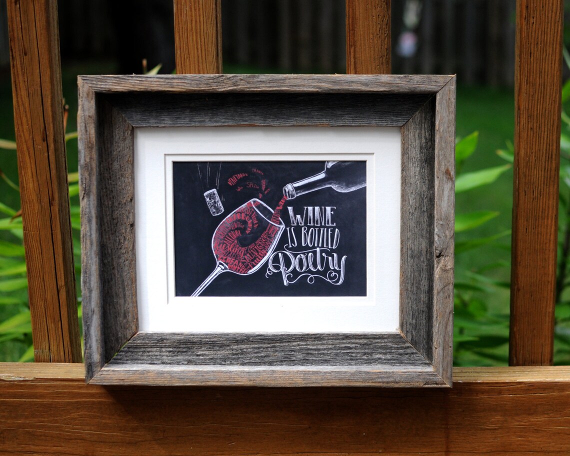 Wine Art Chalkboard Art Wine Lover Wine Artwork Chalkboard Etsy