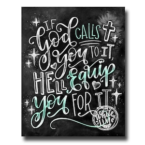 Faith Print, Jesus Wall Art, Bible Verse Print, Scripture Art, Chalkboard Art, Chalk Art, Scripture Wall Art, Inspirational Print