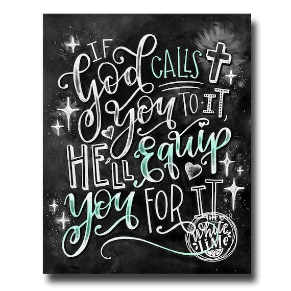 Christmas Scripture Chalkboard Art