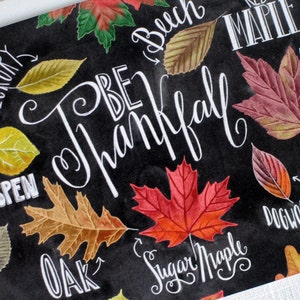 Fall Card, Thanksgiving Card, Fall Leaves, Chalkboard Art, Chalkboard Card, Chalk Art, Be Thankful, Autumn, Fall Art, Thanksgiving Art image 2