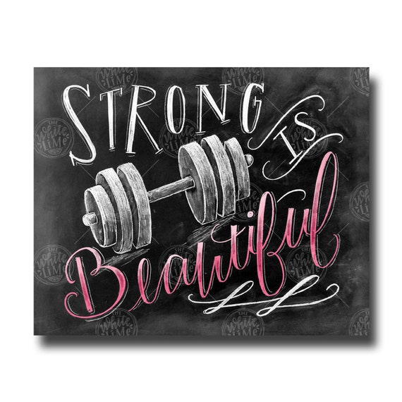 Fitness Motivation, Weightlifting, Strong is Beautiful, Girl