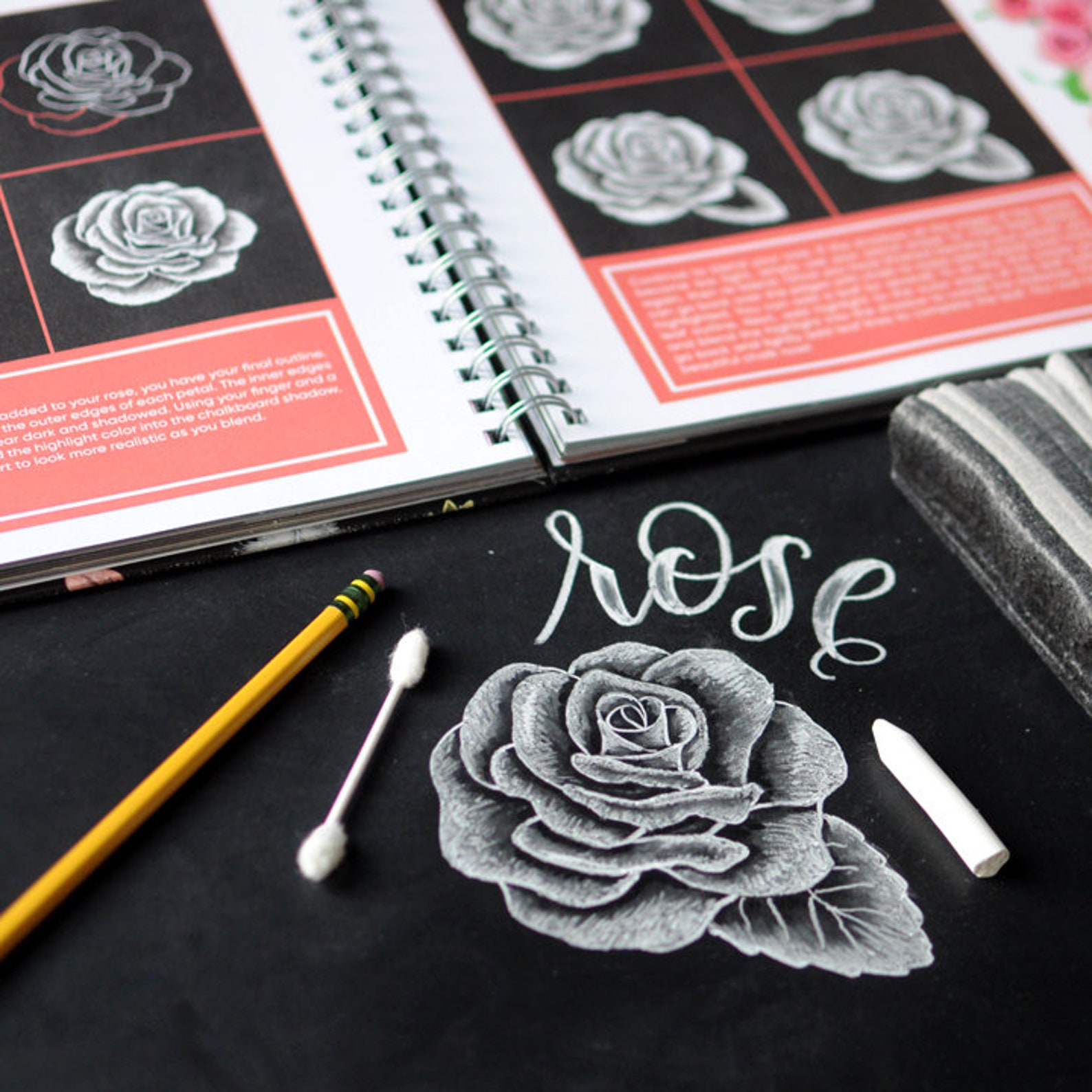 Chalk Art & Lettering 101 Calligraphy Book Chalk Art Book Etsy