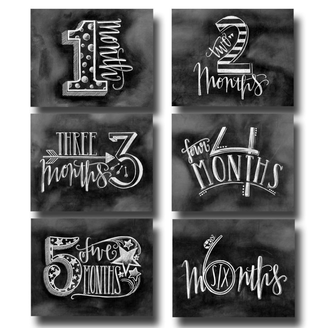 Baby Month Milestone Chalkboard, Baby Milestone Chalkboard, Mom to Be