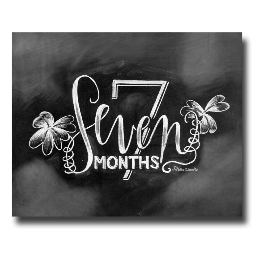 Baby Milestone Chalkboard Baby Monthly Chalkboard Mom to Be Etsy