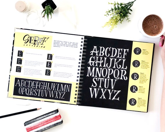 Hand Lettering 101: A Step-by-Step Calligraphy Workbook for Beginners (Gold  Spiral-Bound Workbook with Gold Corner Protectors) (Spiral bound)