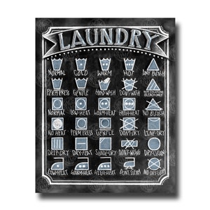 Laundry Room Sign, Laundry Symbols, Laundry Sign, Laundry Room Art, Chalkboard Art, Chalkboard Sign, Chalk Art, Laundry, Home Decor