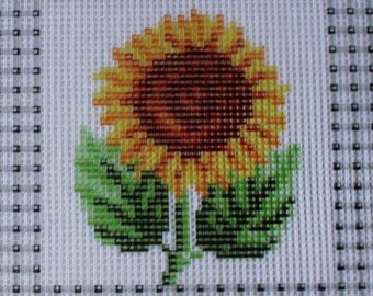 Sunflower Counted Cross Stitch Kit-4X4 14 Count