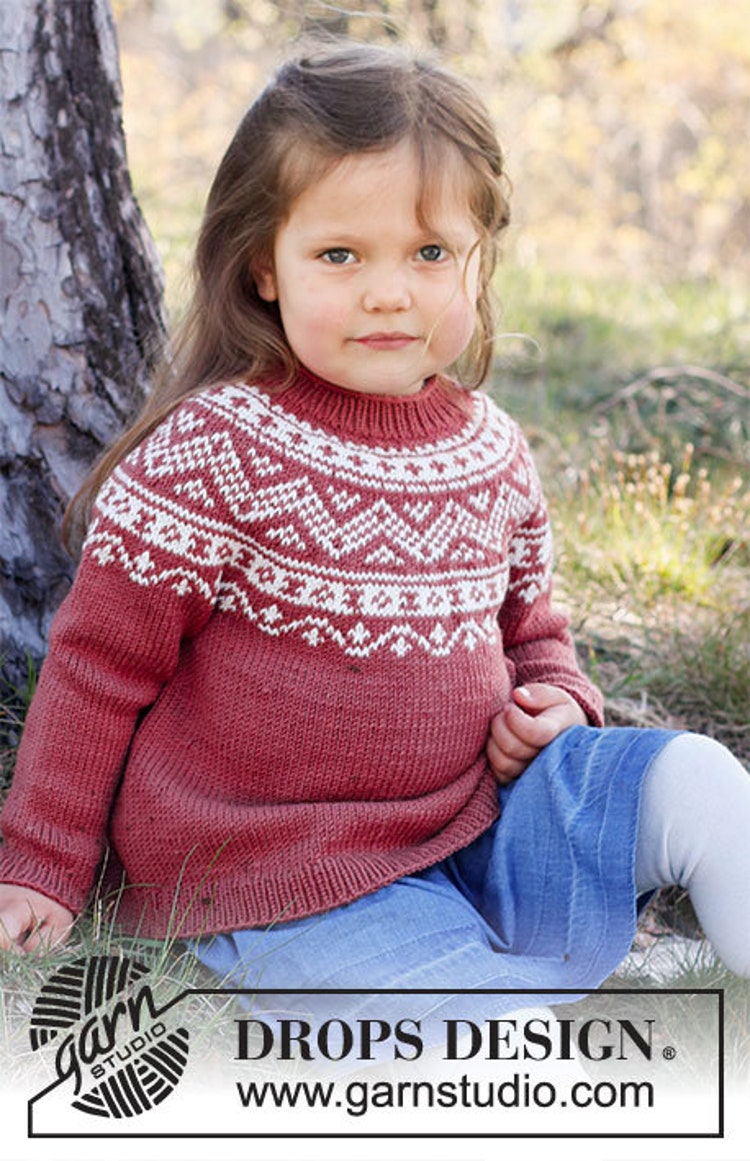 Hand made KID'S SWEATER, size 2 - 12 years, made in France - Sweaters