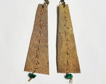 Silk earrings,recycled jewelry, sustainable fashion, one of a kind,