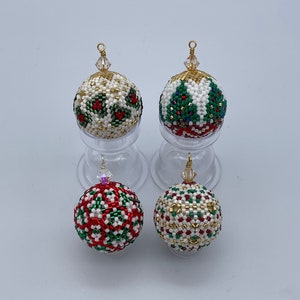 Micro Ball Set 2:  Holly, Fractal, Tree, Lights