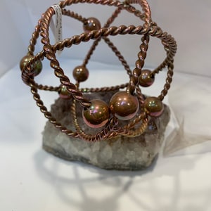 1/2 Sacred Cubit Beaded Genesa Crystal Tensor Field Generator