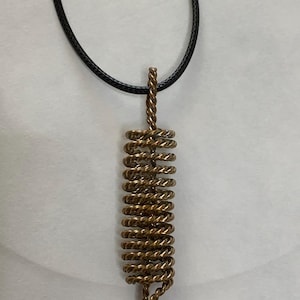 1-full Sacred Bosnian Cubit Healing coil "small" pendant or pendant enhancer