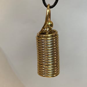 1.5 full Sacred Bosnian Cubit Healing coil pendant or pendant enhancer