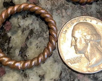 1/8 Lost Cubit #12 Copper Tensor Ring sz11