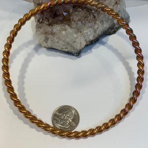 1/2 RaMu Cubit Copper Tensor Ring Heavy 8 Gauge Copper