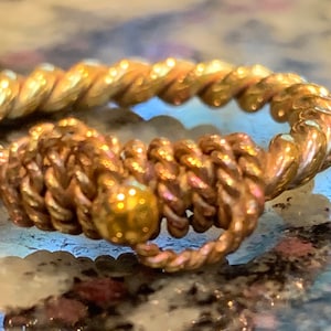 1/8 Heilige Cubit #14 Kupfer Tersorring mit Spirale