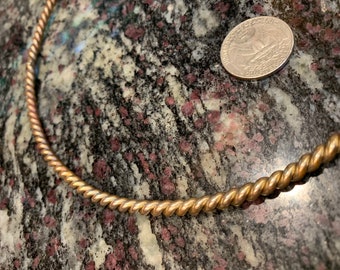 1 Full Sacred  Cubit (medium thickness) #10 gauge Copper Tensor Ring