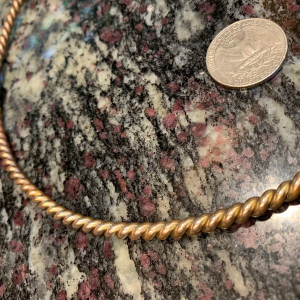 1 Full Sacred  Cubit (medium thickness) #10 gauge Copper Tensor Ring