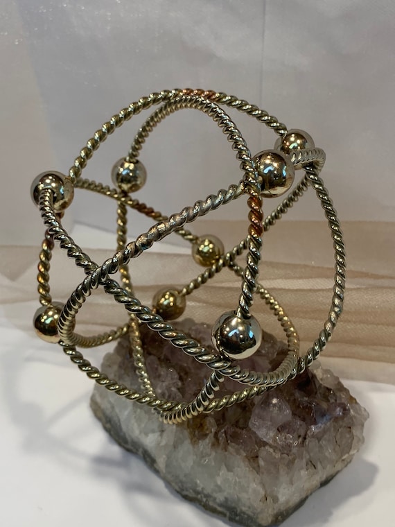 1/2 Lost Cubit Genesa Crystal Tensor Field Generator or bracelet with 8 beads