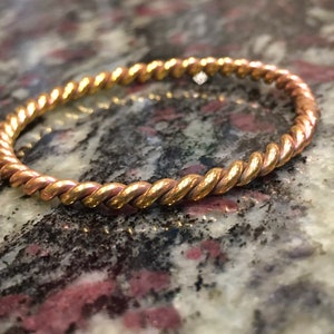 1/4 Sacred Cubit #14 Copper Tensor Ring