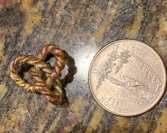 1/8 Empowerment Cubit Gordian Knot Copper Tensor Ring Pendant