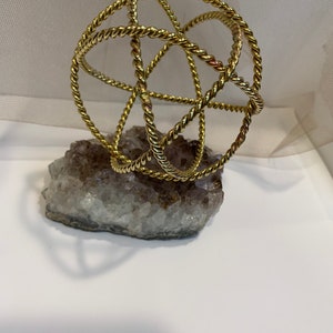 1/2 Sacred Cubit Genesa Crystal Tensor Field Generator or bracelet