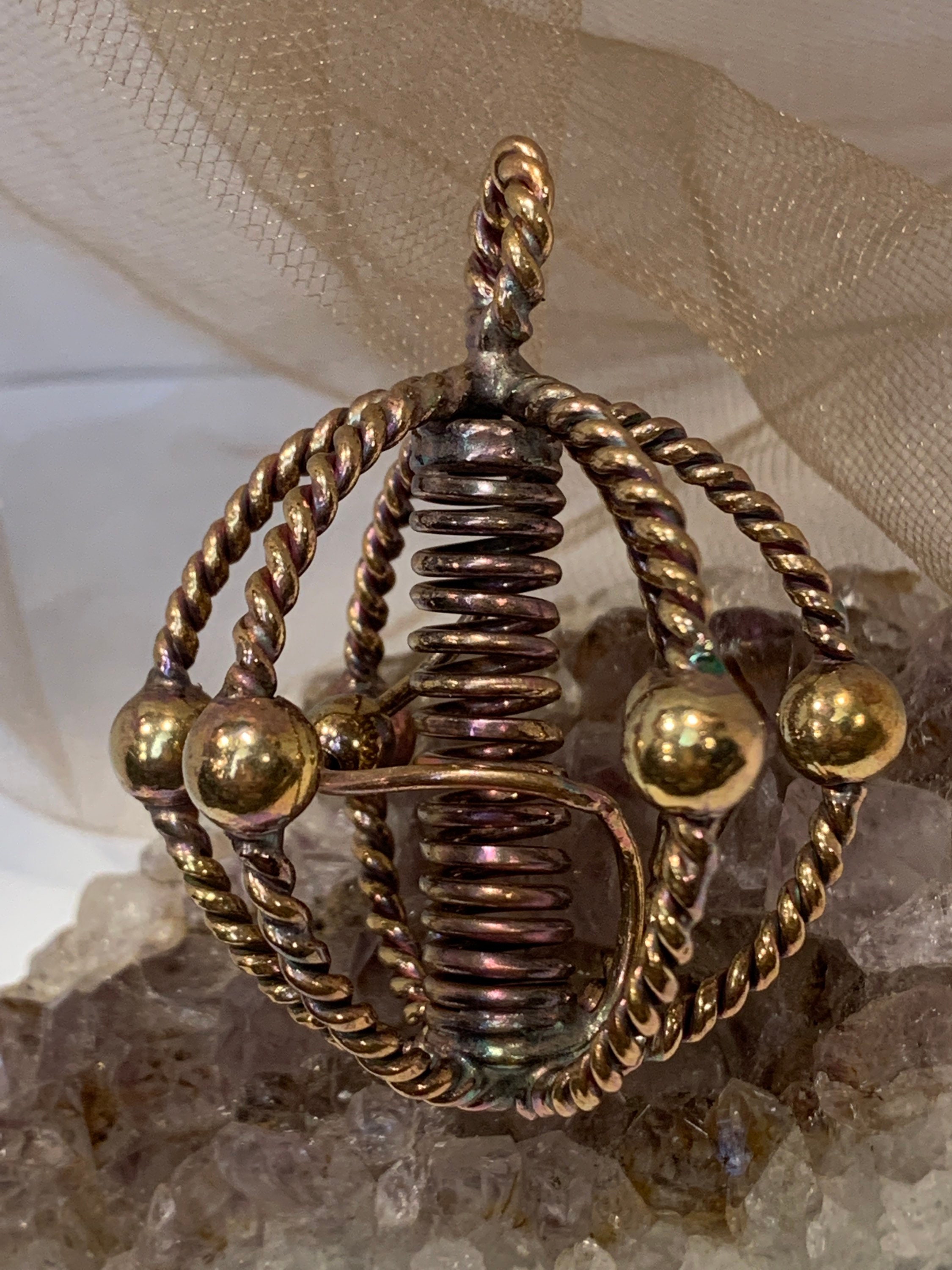 1/4 Sacred Cubit Harmonizing tensor energy tool pendant