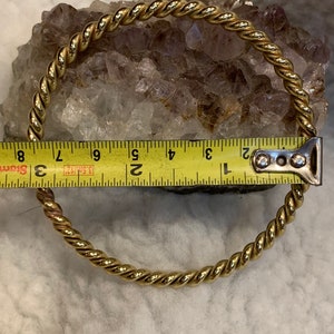 One 1/2 Indigo cubit medium 10 gauge copper tensor ring