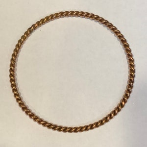 1/2 Royal Cubit med-heavy #10 gauge Copper Tensor Ring