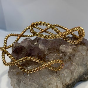 1/2 Teotihuacan Cubit Copper Tensor Infinity Bracelet