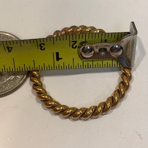 1/8 RaMu Cubit Copper Tensor Ring Medium 12 Gauge Copper