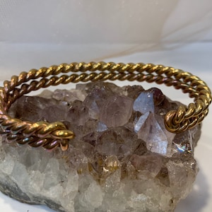 1/2 Empowerment Cubit copper Tensor cuff bracelet