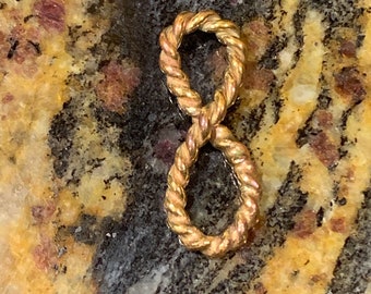 1/8 Lost Cubit Copper Tensor Ring Infinity Pendant
