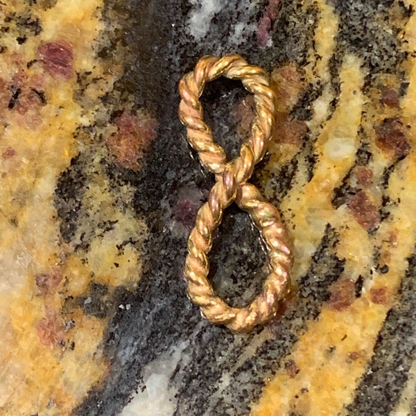 1/8 Lost Cubit Copper Tensor Ring Infinity Pendant
