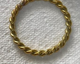 One 1/8 Teotihuacan Cubit Copper Tensor Ring Heavy 10 Gauge