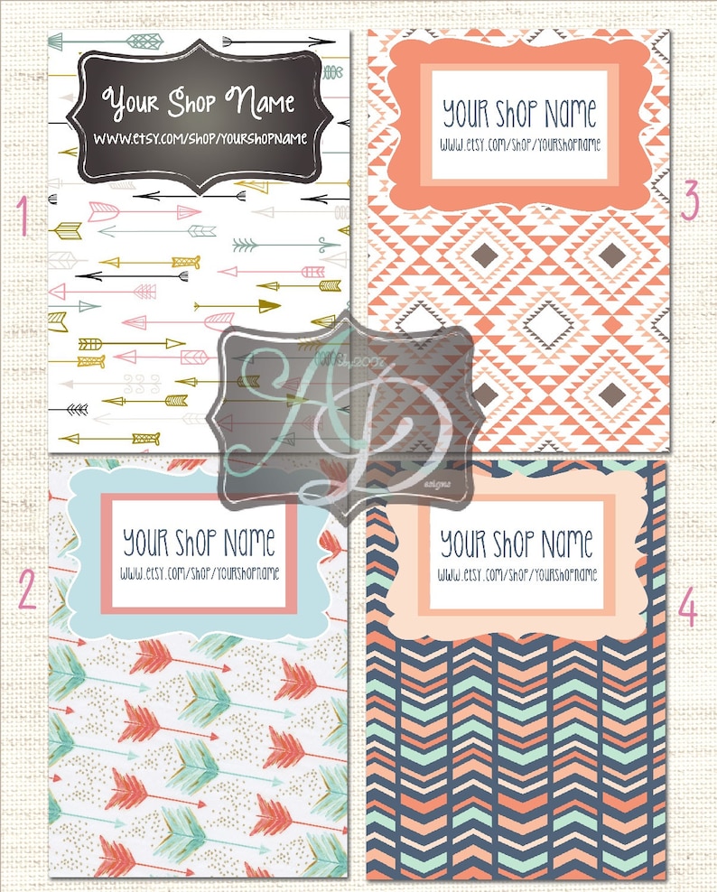 5x7 Personalized Headband Cards PRINTED on weight you choose Etsy