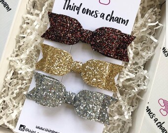 Personalized Bow Cards, Printed Hair Accessory Cards (4x8)