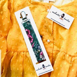 2x8.25 pacifier clip Cards vertical personalized for you with slits and  PRINTED on weight you pick and YOU pick design we can add logo