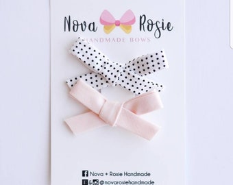 Personalized Bow Display Cards: Custom Hair Accessory Cards (3.5x5)
