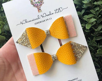 Personalized Bow Cards: 4x6 Vertical Hair Accessory Display (Printed)