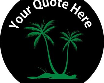 Palms2 Spare Tire Cover- Personalize Yours! Change the Colors!