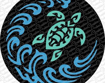 Turtle Wave- Personalize Yours! Change the Colors!